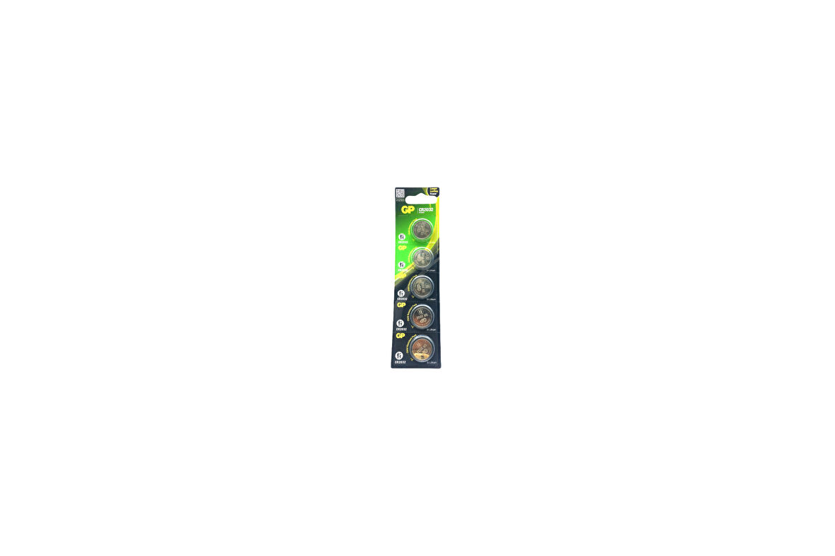 GP LITHIUM CR-2032-2CPU5 PARA PİLİ 3V 5Lİ KART 