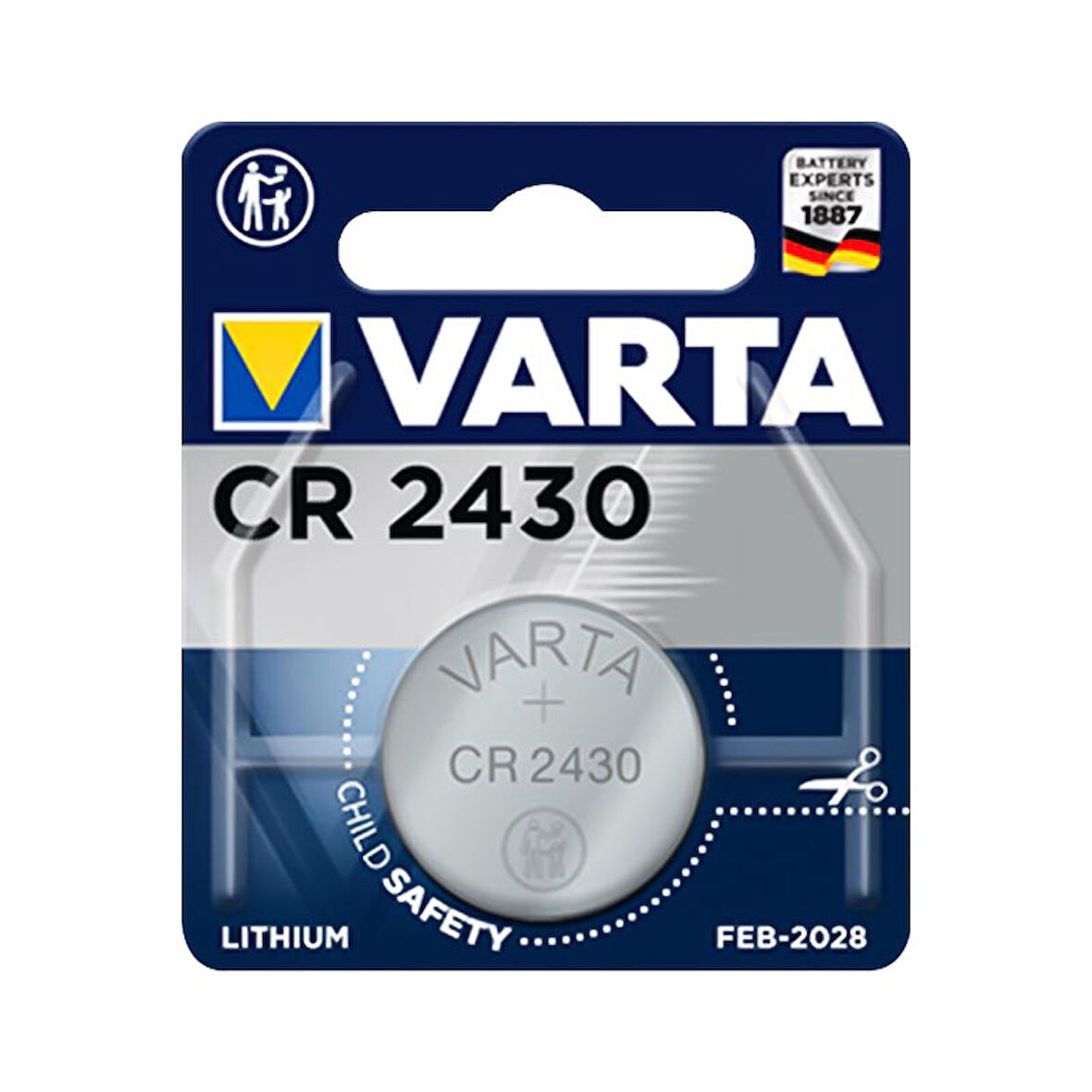 VARTA CR2430 3 VOLT LİTYUM PİL TEKLİ 