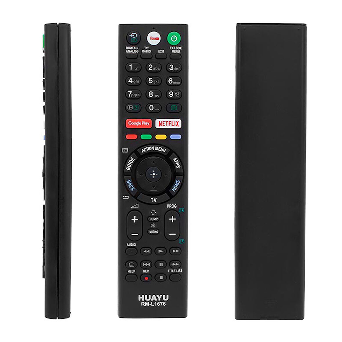 KL RM-L1676 SONY GOOGLE PLAY- NETFLIX - YOUTUBE TUŞLU UNIVERSAL LCD-LED TV KUMANDA 
