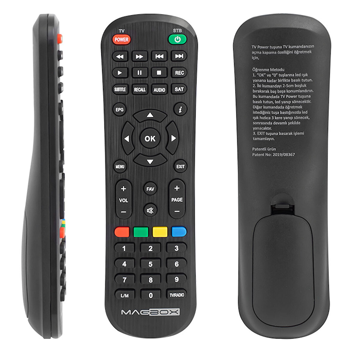 MAGBOX LMLİ DRAGON 2020 SERİSİ TV ÖZELLİKLİ AKILLI UYDU KUMANDASI (TÜM LMLİ KUMANDALARA UYAR) 