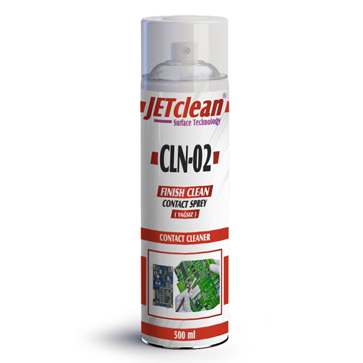 CLN-02 500 ML KONTAK YAĞSIZ SPREY 