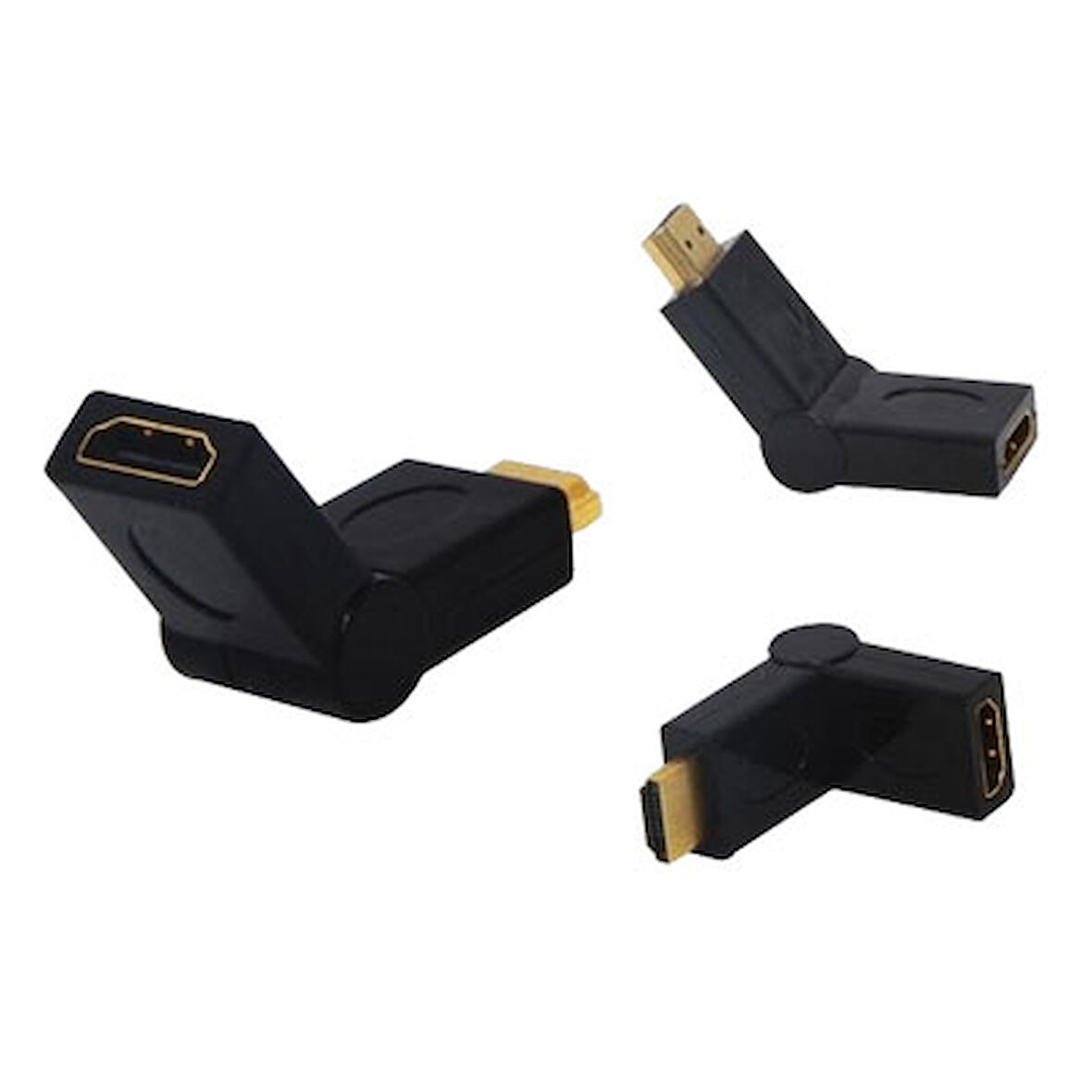 HDMI ERKEK DİŞİ ARA OYNAR BAŞLI APARAT 