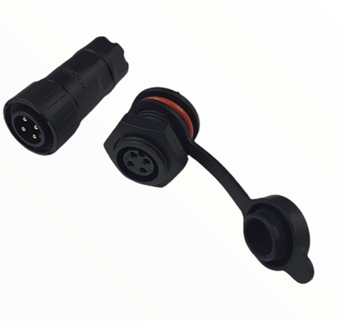 16MM SU GEÇİRMEZ KONNEKTOR ŞASE SEYYAR TAKIM 4P (IC-266M) 