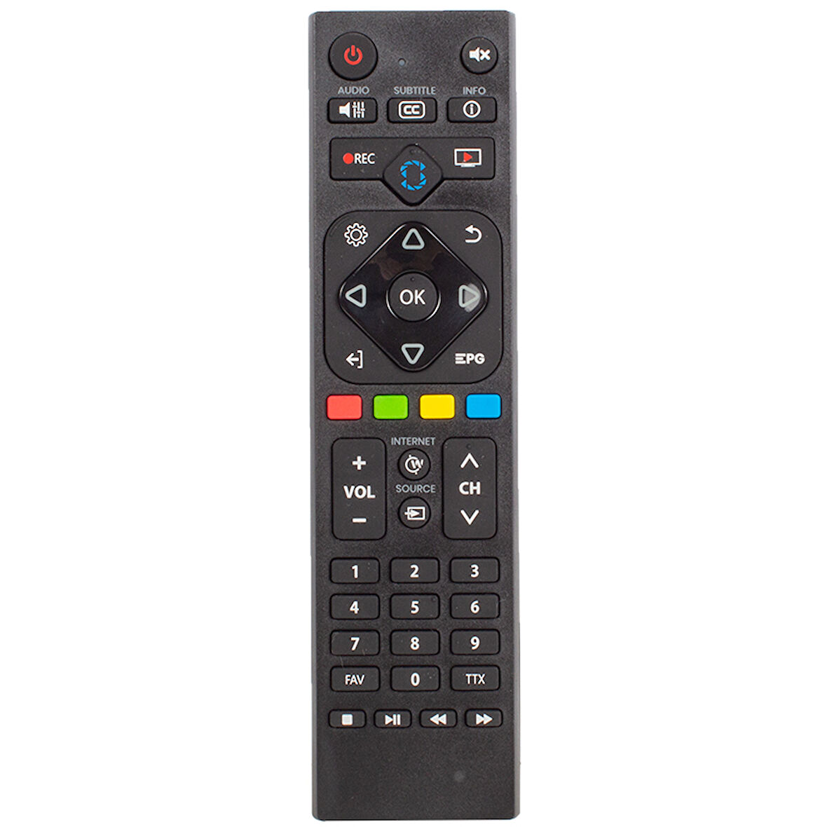 CRS-310AT RM-L265E RC0265-082020124 HI-LEVEL SMART TV S TUŞLU LCD-LED TV KUMANDA 