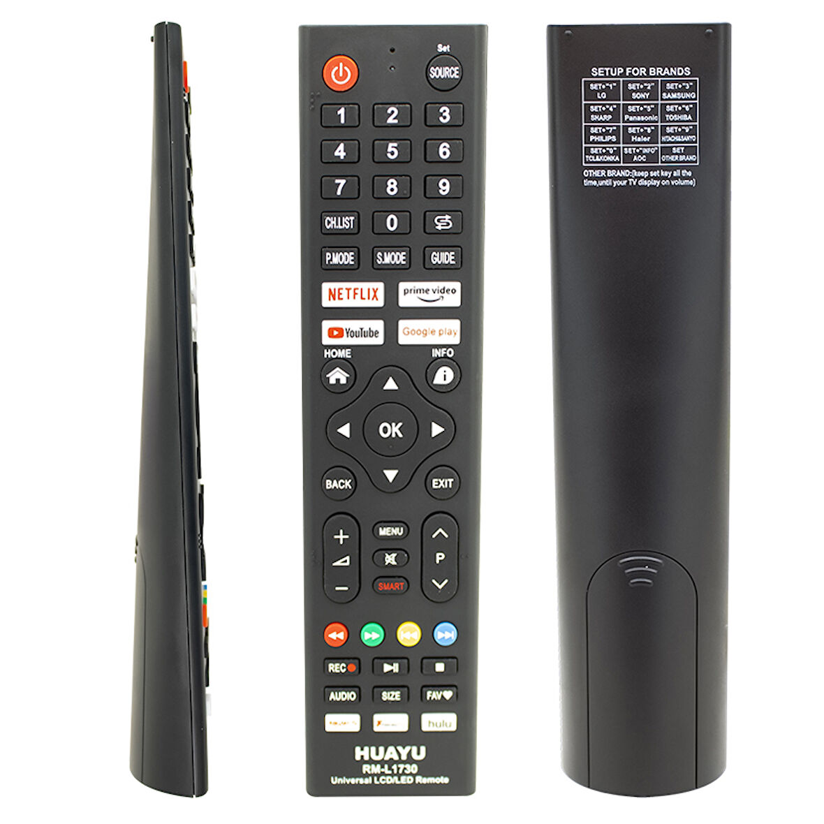 KL RM-L1730 NETFLIX-YOUTUBE-GOOGLE PLAY TUŞLU UNIVERSAL LCD LED TV KUMANDA 