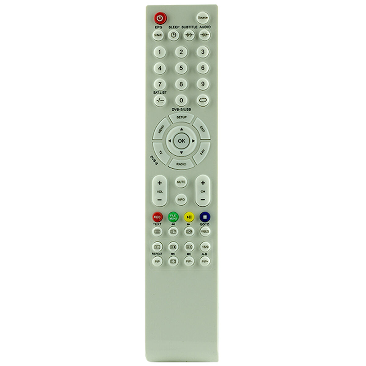 RC0245-210710001 BEYAZ LCD-LED TV KUMANDA 