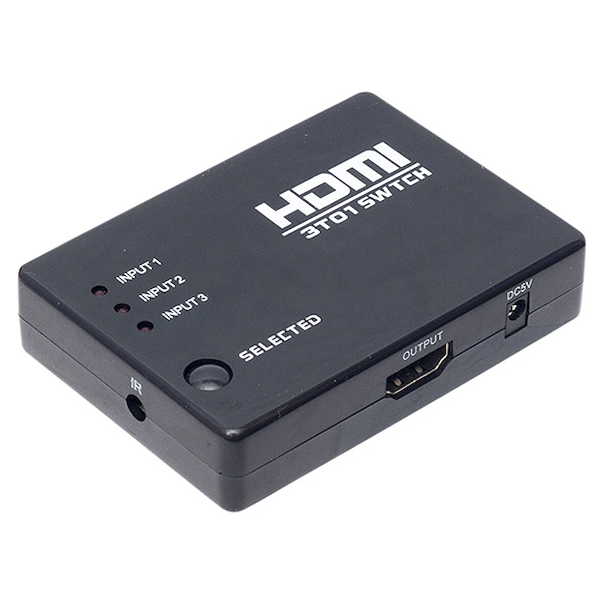 3 GİRİŞ 1 ÇIKIŞ HDMI SWITCHER TOPLAYICI KUMANDALI ADAPTÖRSÜZ 