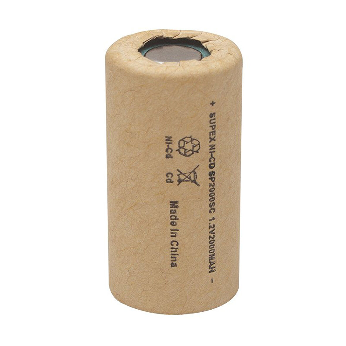 SUPEX 1.2V 2000MA NI-CD TEKLİ SÜPÜRGE PİLİ 2000SC 