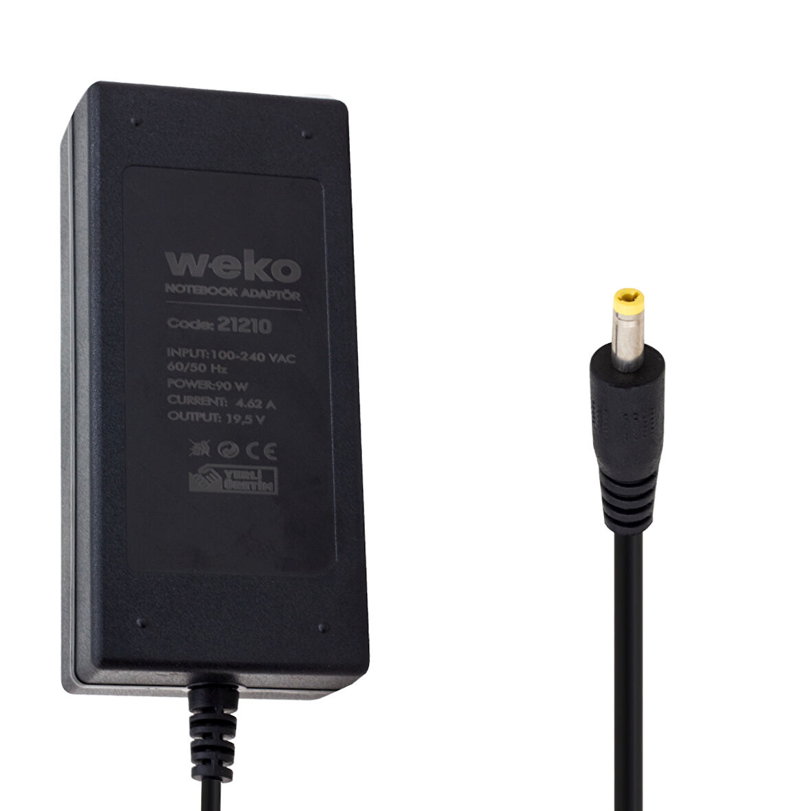 19.5 VOLT 4.62 AMPER 90 WATT 4.0*1.7 UÇLU NOTEBOOK ADAPTÖR YERLİ ÜRETİM 