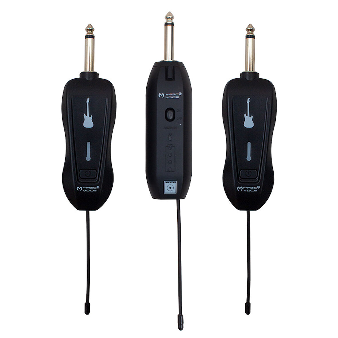 MAGICVOICE MV-19592 UHF GİTAR TİP KABLOSUZ MİKROFON ÜÇLÜ SET 