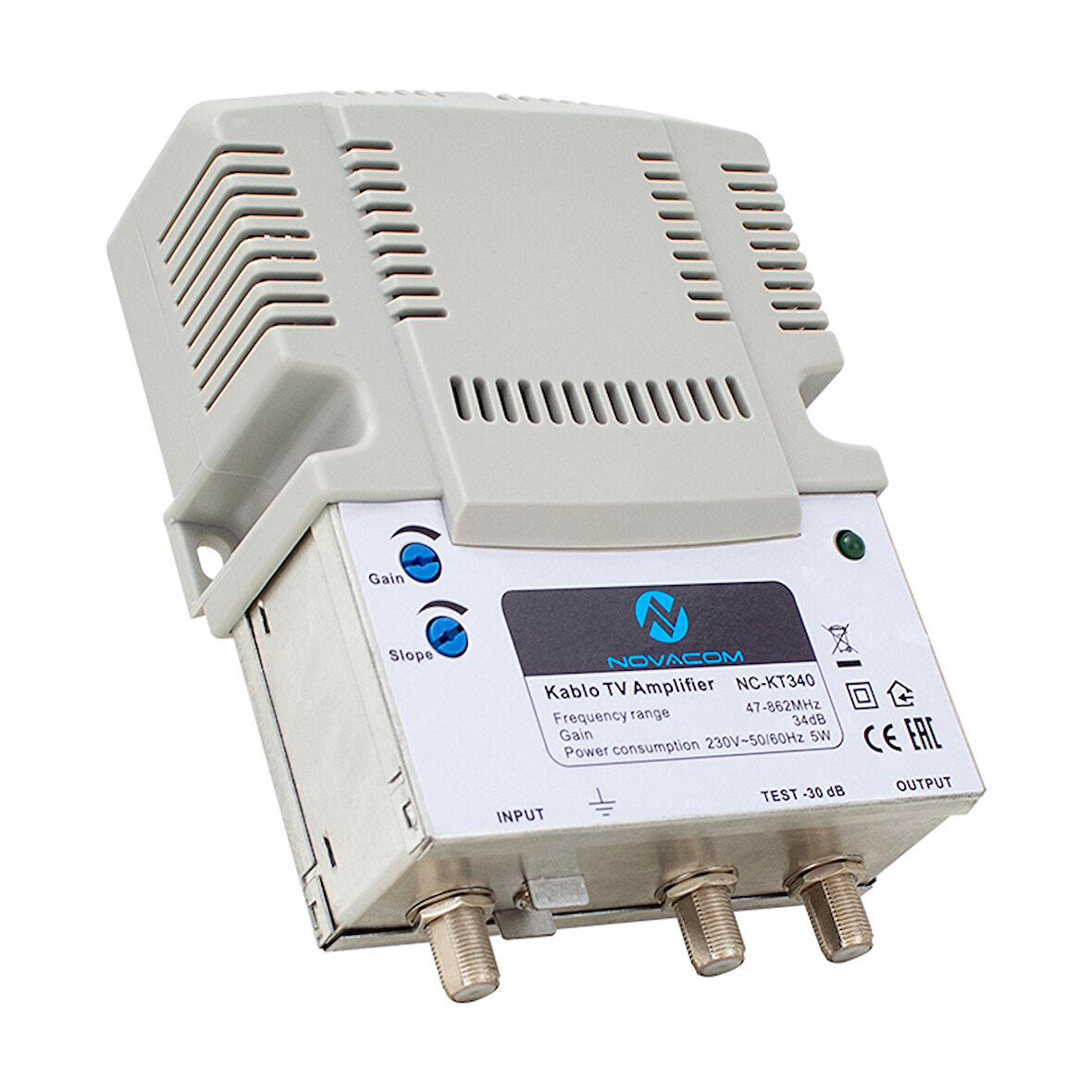 NC-KT340 47-862MHZ 34DB KABLO TV AMPLİFİER HAT YÜKSELTİCİ 