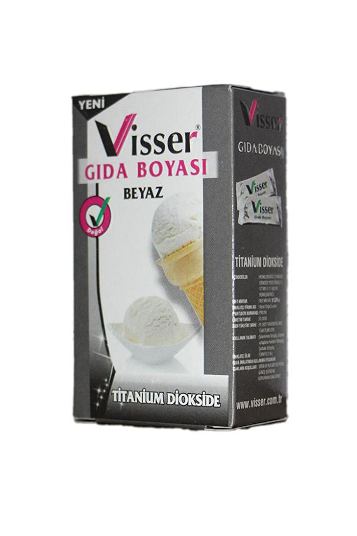 Toz Gıda Boyası Beyaz