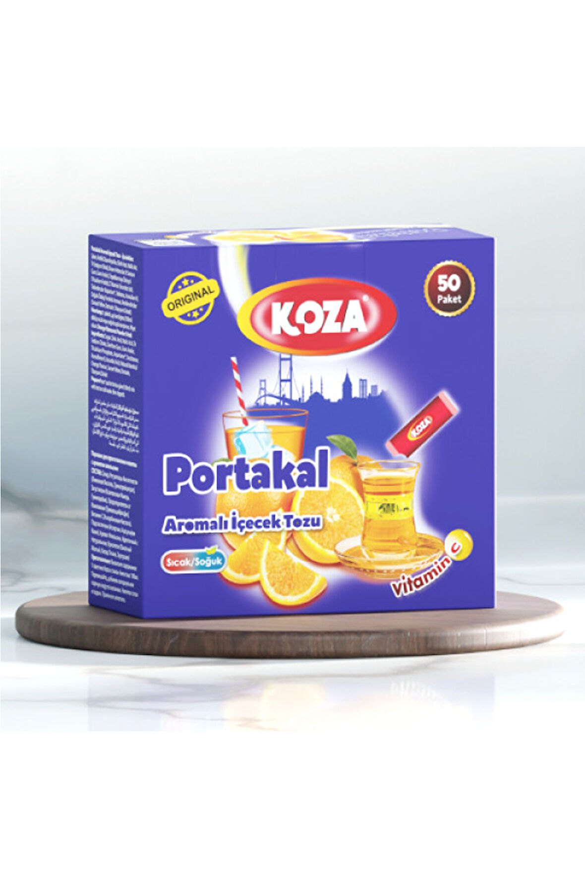 Tek İçimlik Portakal Aromalı Toz İçecek 50'li