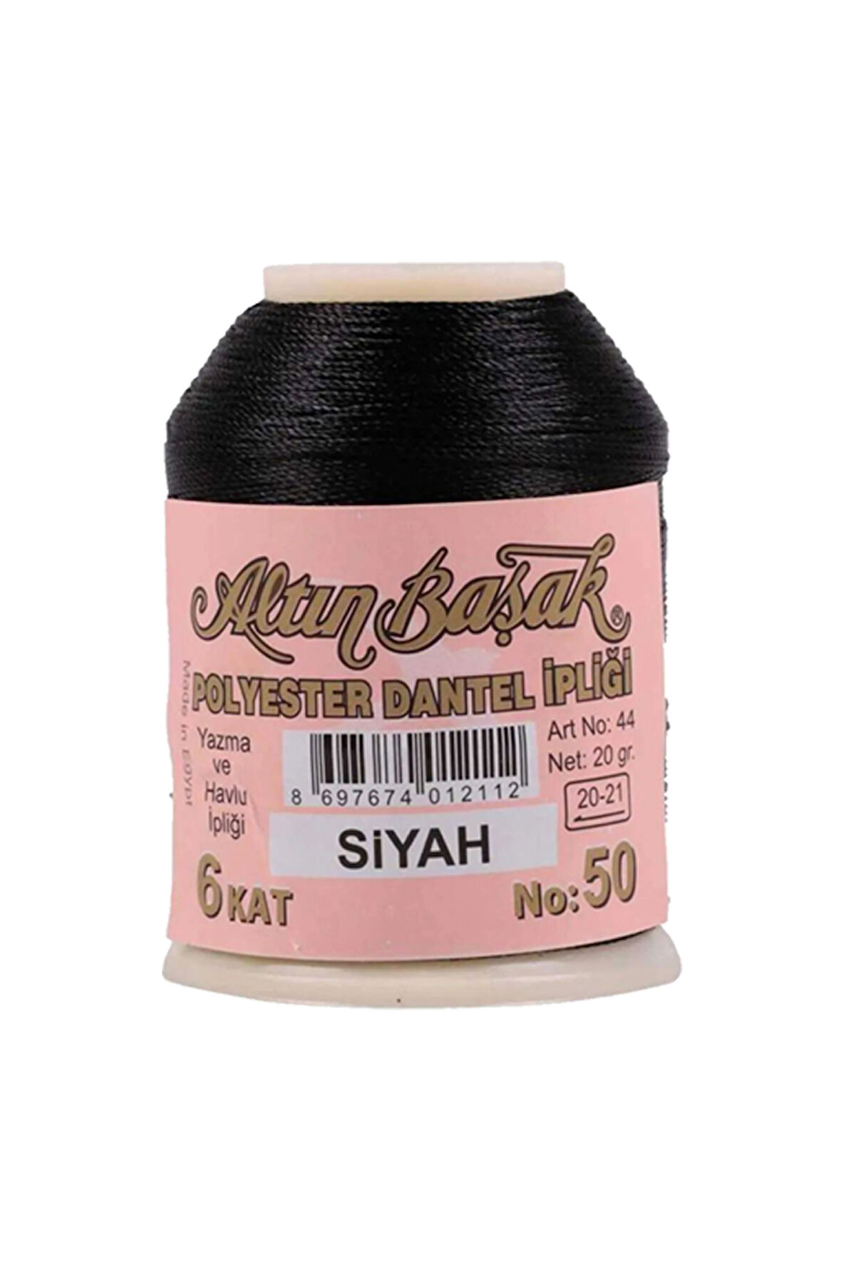 Altınbaşak Oya ve Dantel İpi 20 gr -  - No: SİYAH