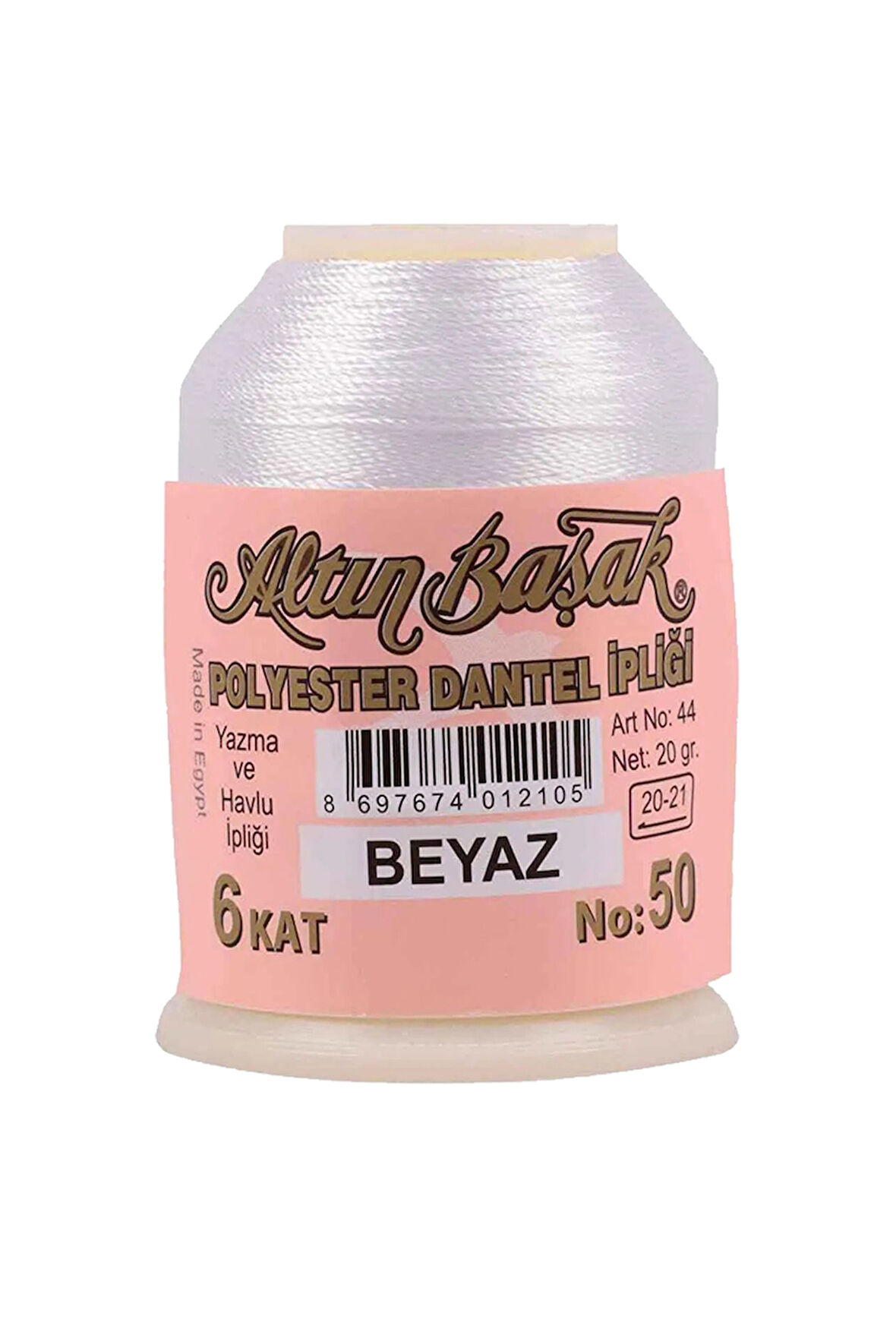 Altınbaşak Oya ve Dantel İpi 20 gr -  - No: BEYAZ