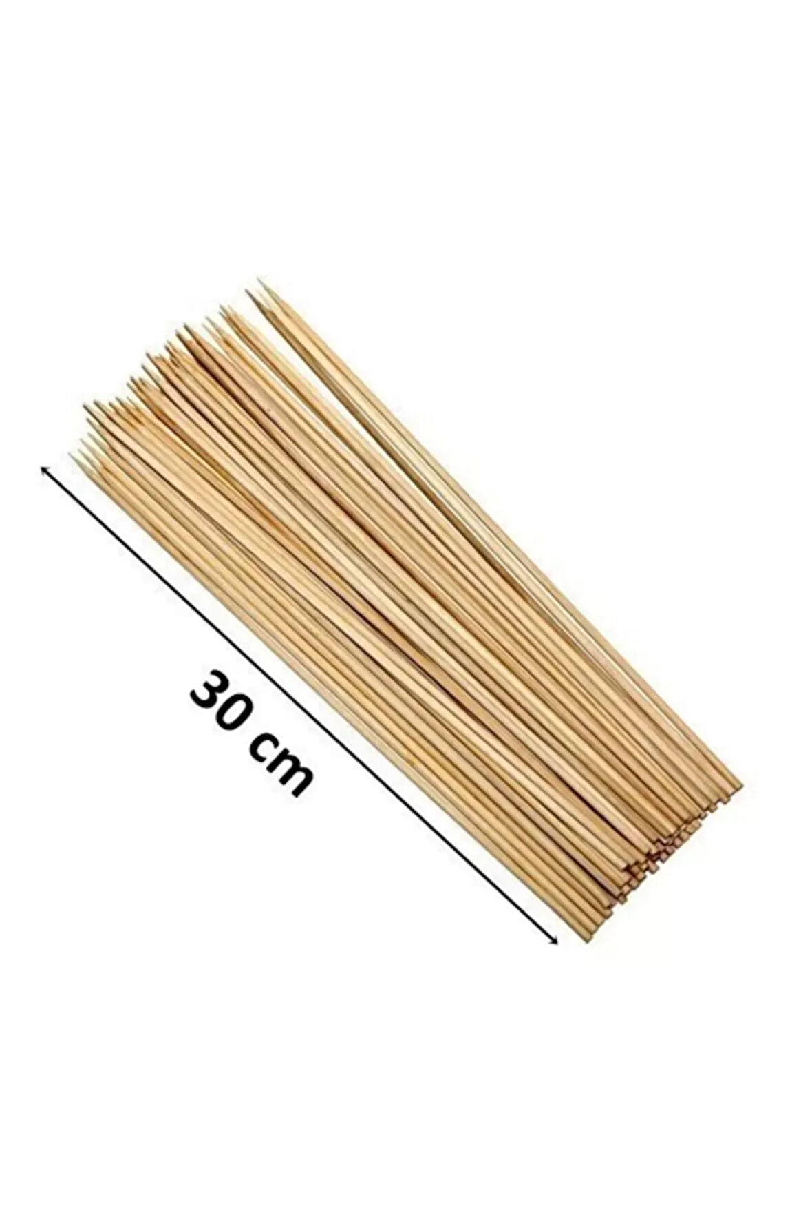 Çöp Şiş 30cm | Ahşap Çubuk | -ALK-119