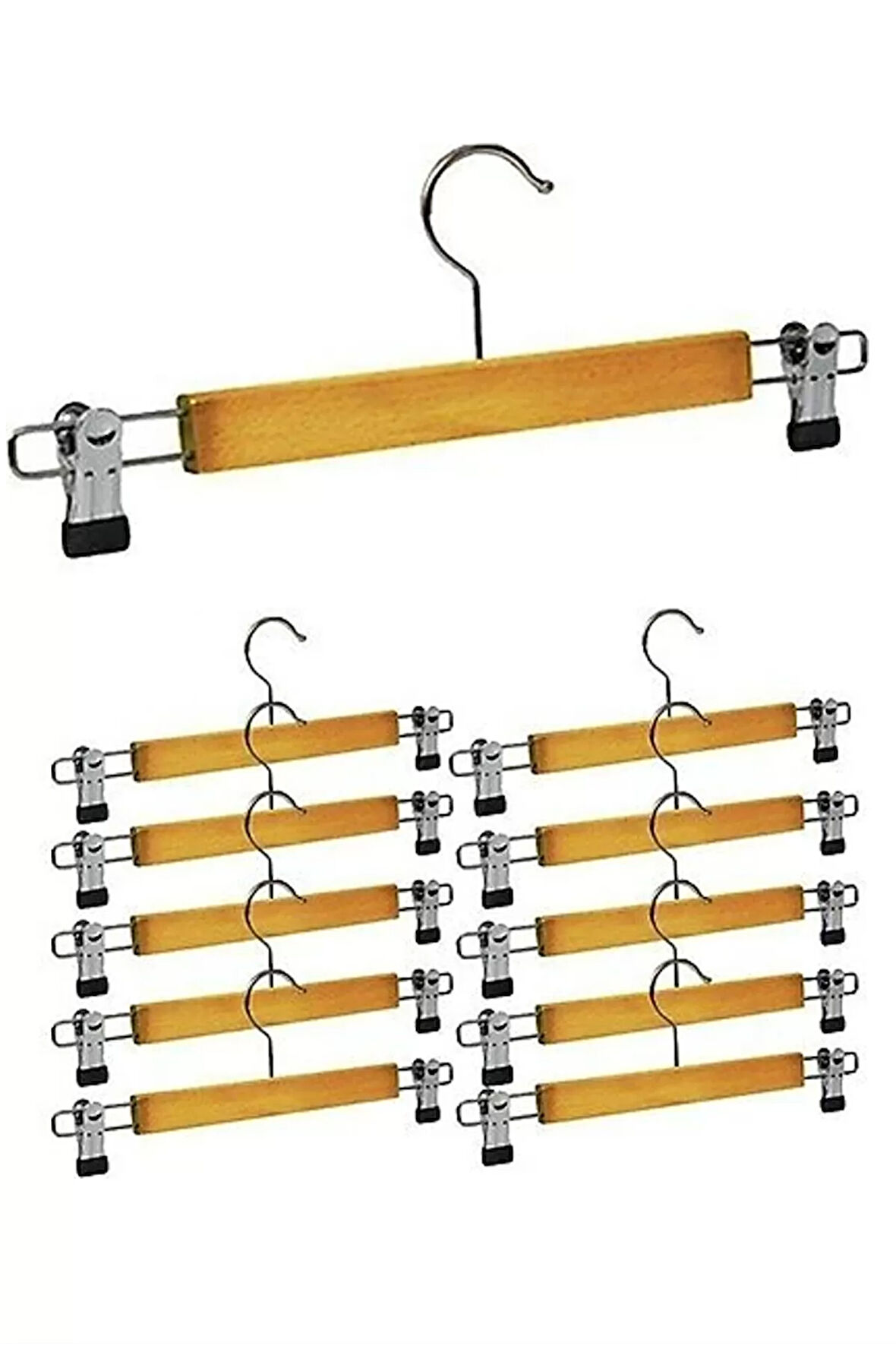 Ahşap Etek Askısı 1 Adet -SKY-110