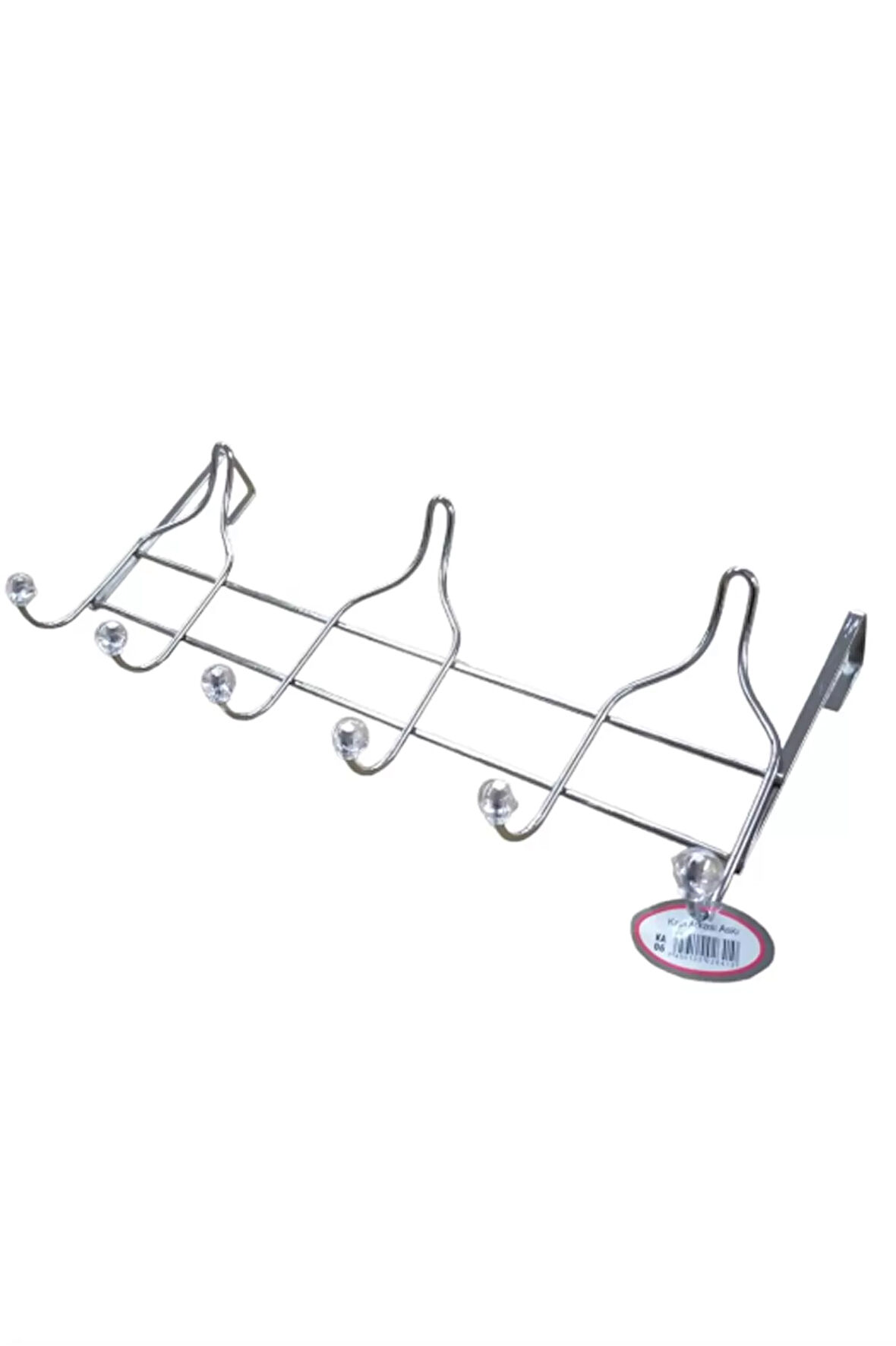 Enfa Amerikan Kapı Arkası Askı 6Lı - Krom -KA-06