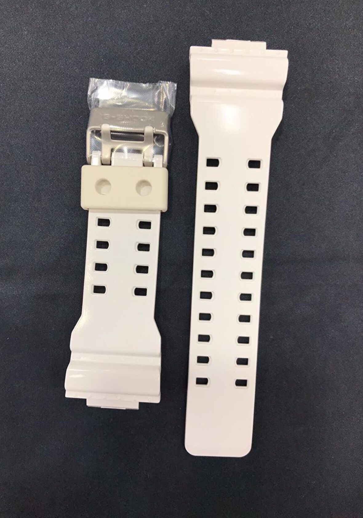 Casio G-Shock G-8900 GA-100 Orijinal Beyaz Silikon Saat Kayışı