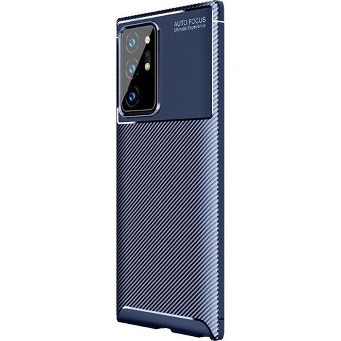 Gpack Samsung Galaxy Note 20 Kılıf Negro Karbon Dizayn Silikon
