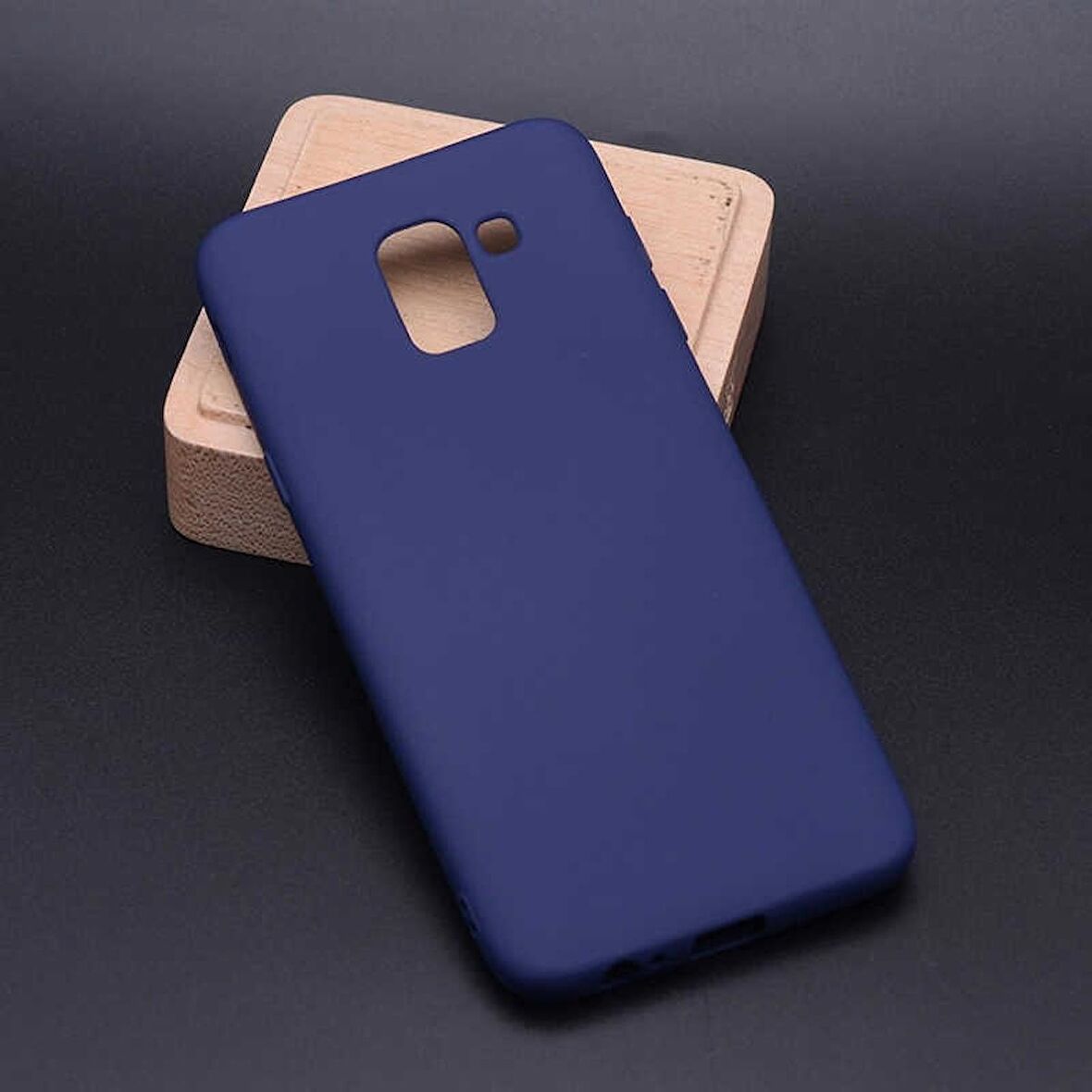 Smcase Samsung Galaxy J6 Lüks Silikon Kılıf  Nano Ekran Koruyucu