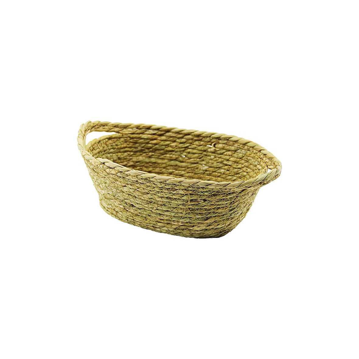 OVAL - KULPLU HASIR ORGANİZER SEPET 18X27CM - Y: 11CM  GO5060Gok120489