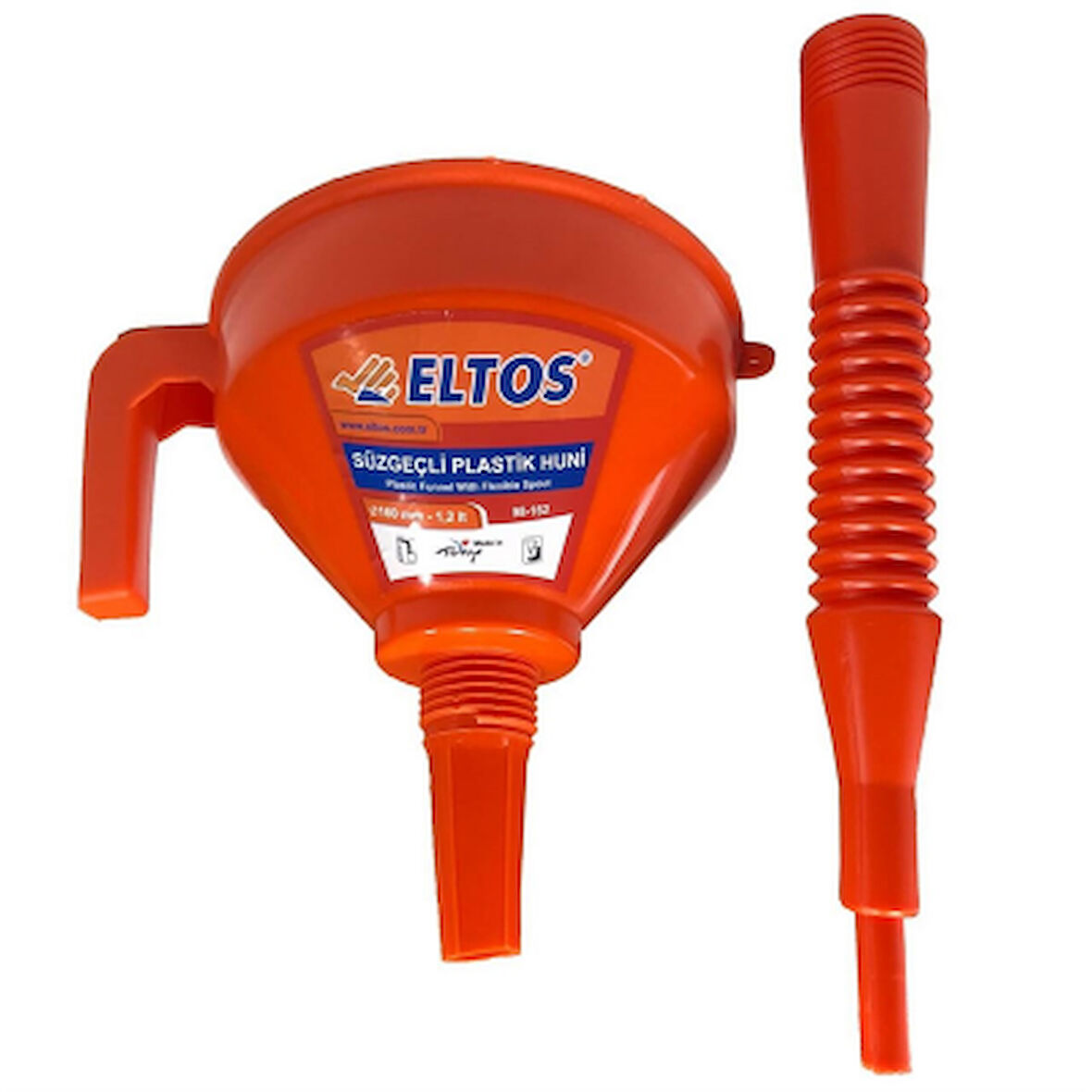 PLASTİK SÜZGEÇLİ HUNİ  1.2LT X 160MM  GO50606096650