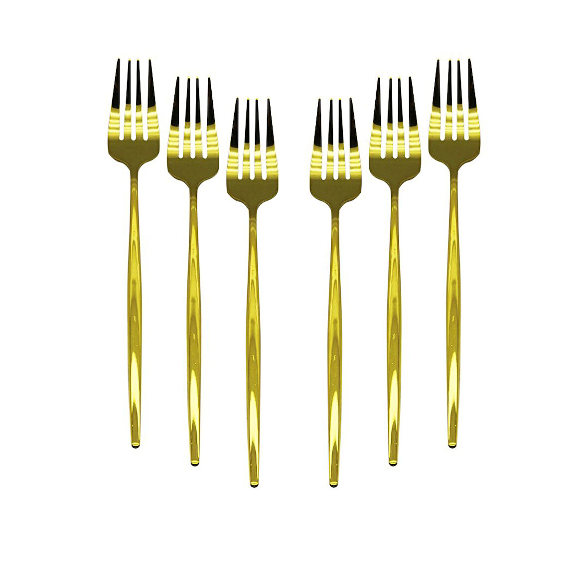 6 PCS GOLD YEMEK ÇATAL SETİ  GO5060Gok222914