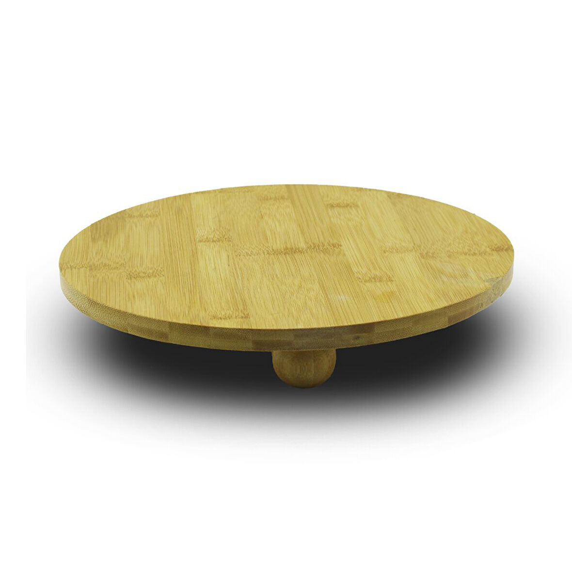 YUVARLAK=29CM   3 MİNİ TOP AYAKLI  AHŞAP BAMBU SUNUM TAHTASI - MİNİ SOFRA  GO5060Gok223092
