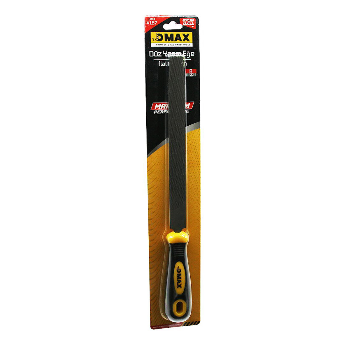 8 İNÇ DÜZ YASSI  METAL EĞE TÖRPÜ  PLASTİK SAPLI  GO5060Gok133357
