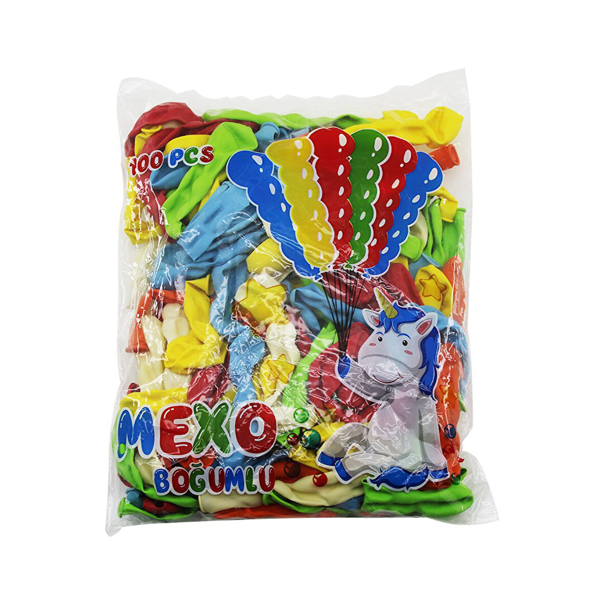 MEXO  BOĞUMLU  BALON  100PCS  GO5060Gok160185