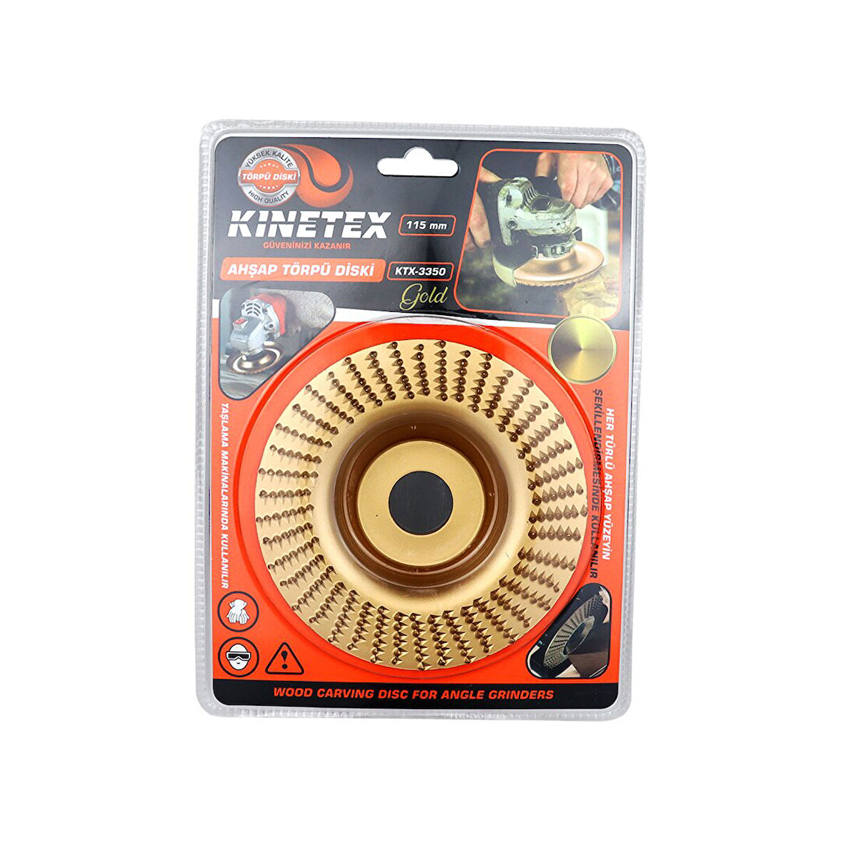 115MM  AHŞAP DİSK EĞE TÖRPÜ GOLD (5060)