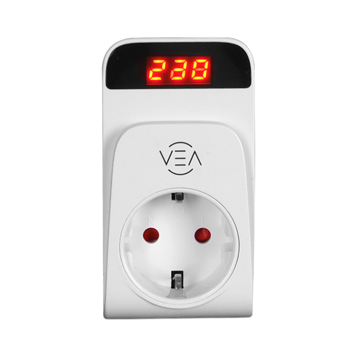 VEA VE-25530 15A 3520W TEKLİ DİJİTAL GÖSTERGELİ AKIM KORUMALI PRİZ AŞIRI YÜKSEK GERİLİM (5060)