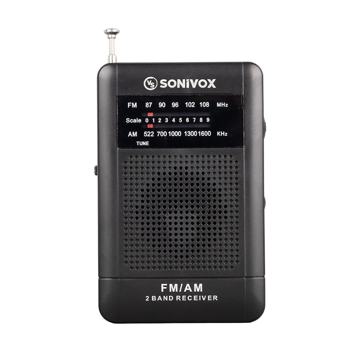 SİYAH RENK CEP TİPİ ANALOG FM RADYO VS-R115 (5060)