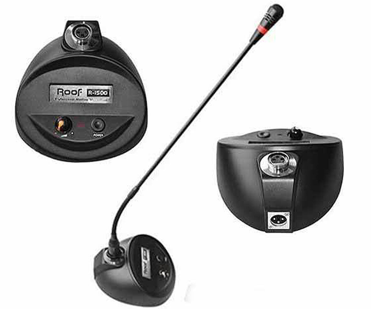 ROOF R-150D KÜRSÜ MİKROFONU DİNAMİK VOLUME KONTROL (5060)