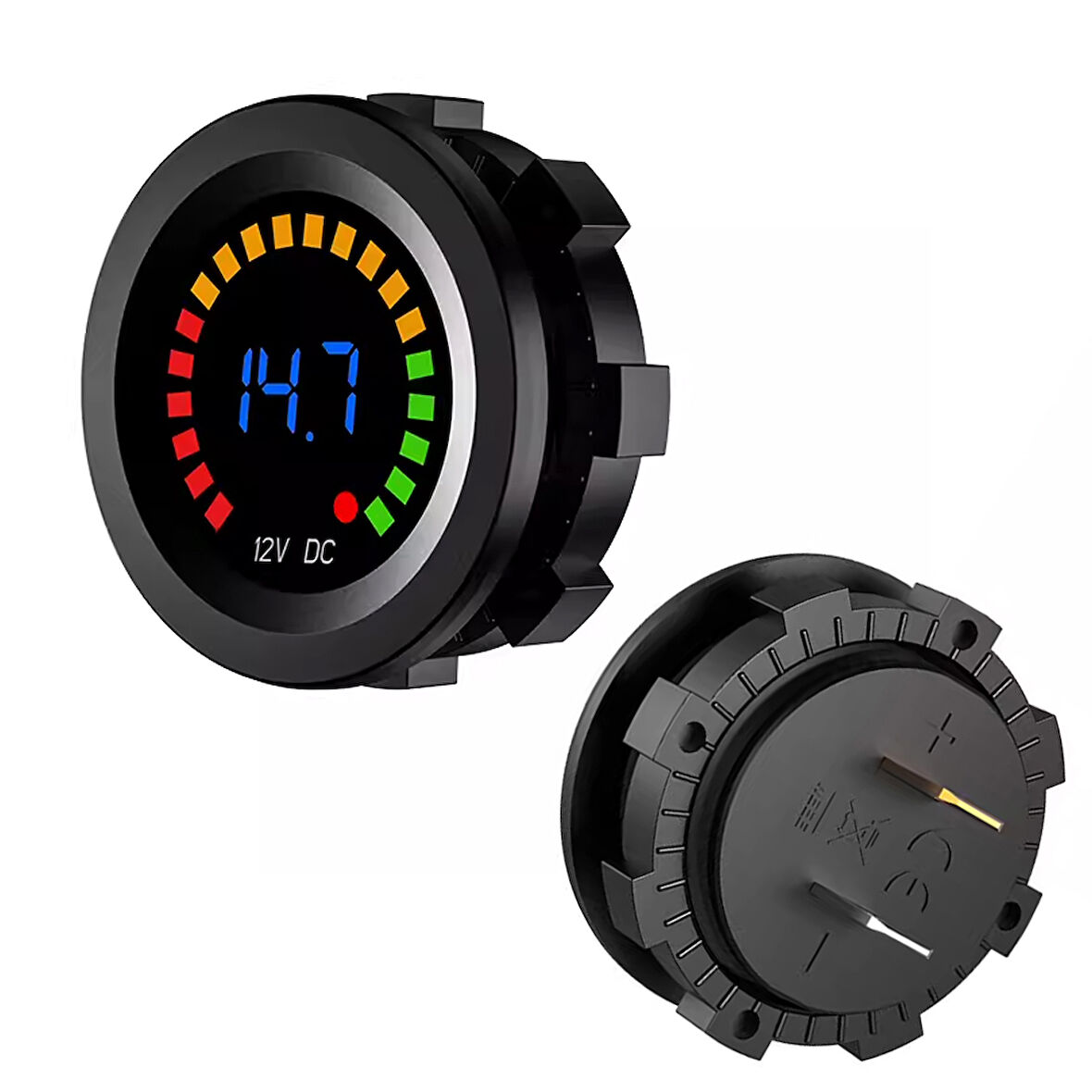 IC-230E VOLTMETRE PANO TİP 28MM 6-18V (5060)