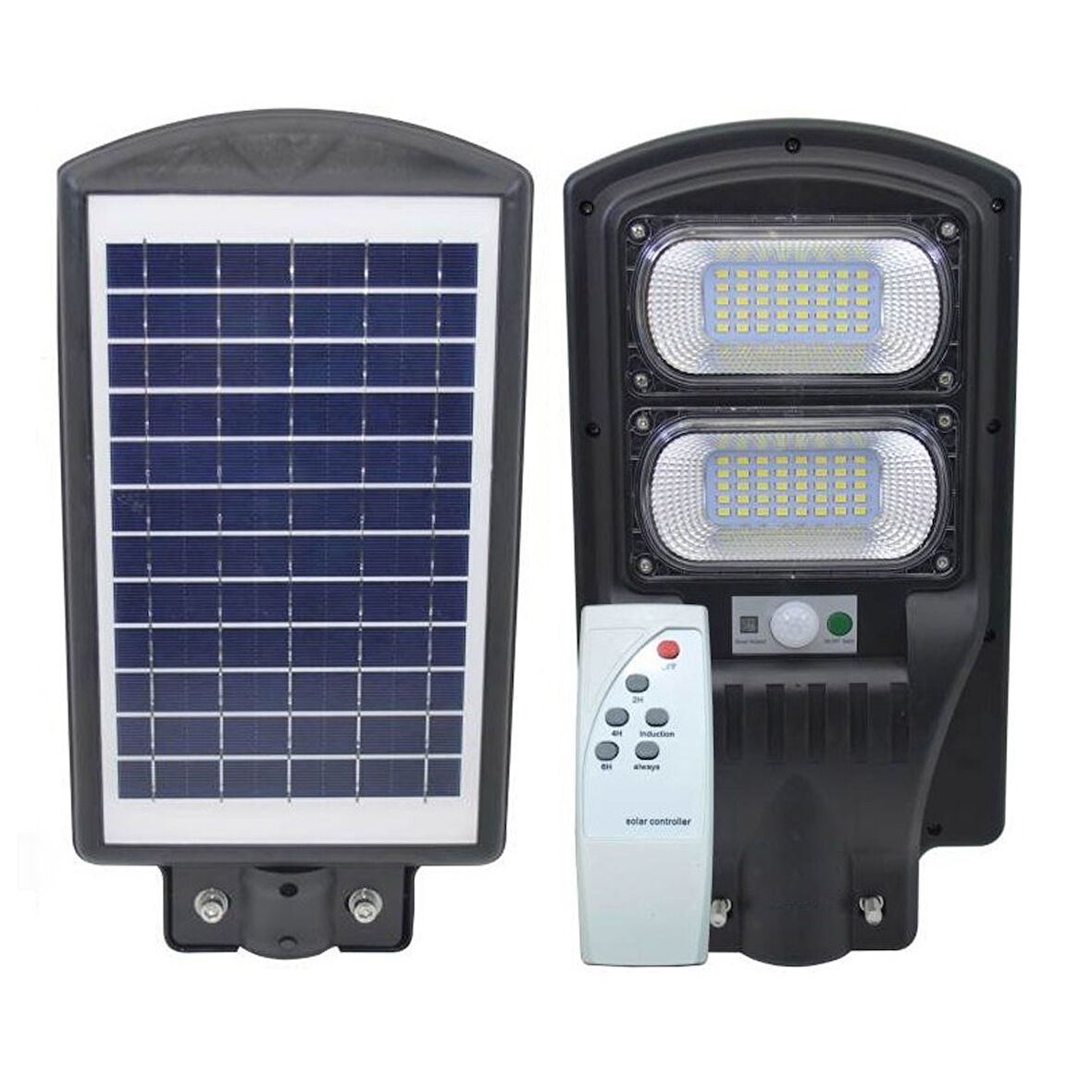 SOLAR LEDLİ KUMANDALI 100 WATT SOKAK LAMBASI (AYAĞI UNUTMA) (5060)