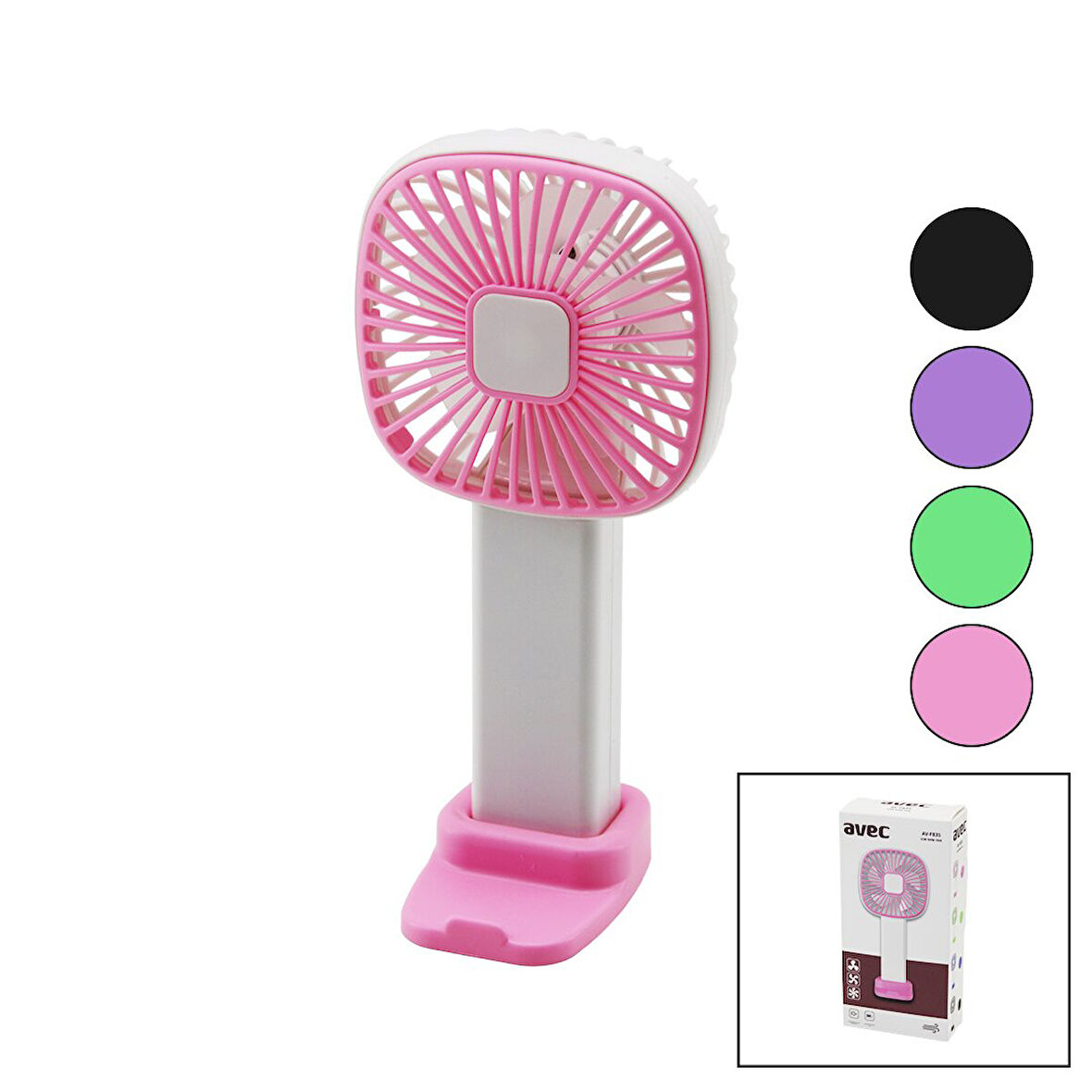 USB MİNİ FAN   KARE=8X8CM - Y:16.5CM   SABİT BAŞLIK   3 KADEME HIZ   TELEFONLUKLU AYAK APARAT (5060)