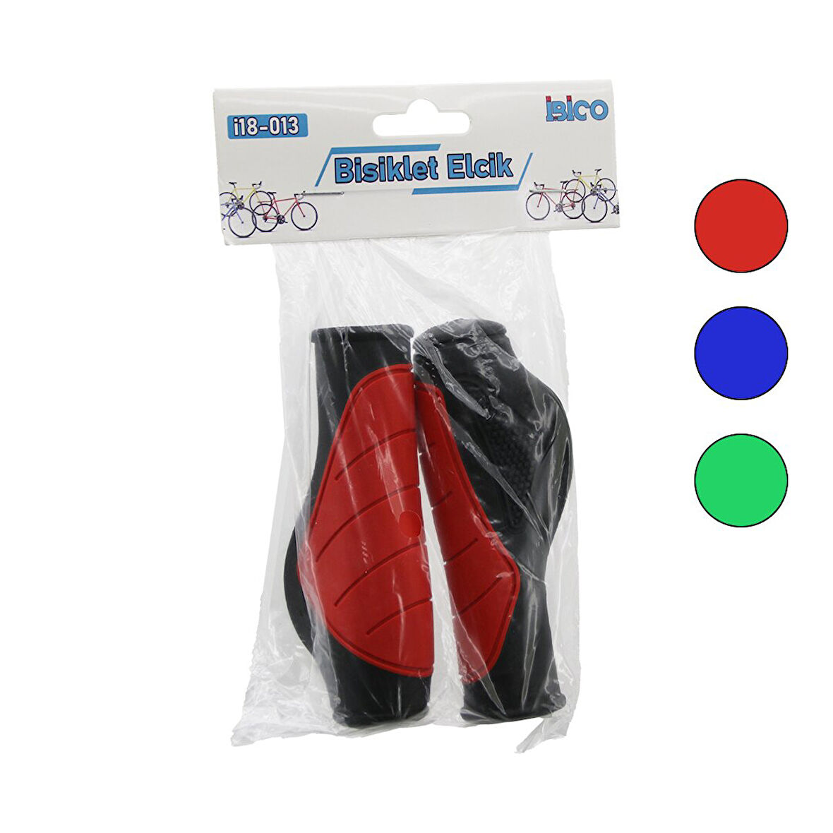 2 PCS SET RENKLİ - SİLİKON BİSİKLET ELCİK (5060)