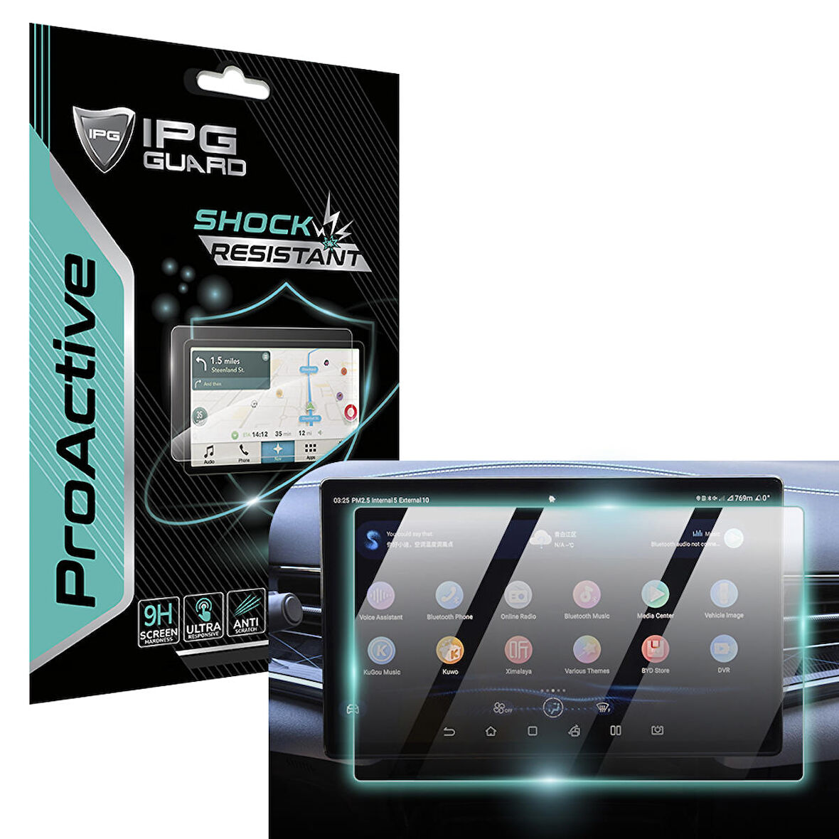 IPG Byd '22-25 Seal / 2025 U Dm-i / 2025 U Ev / '25 Seal Awd 15.6" Navigasyon Proactive Ekran Koruyucu