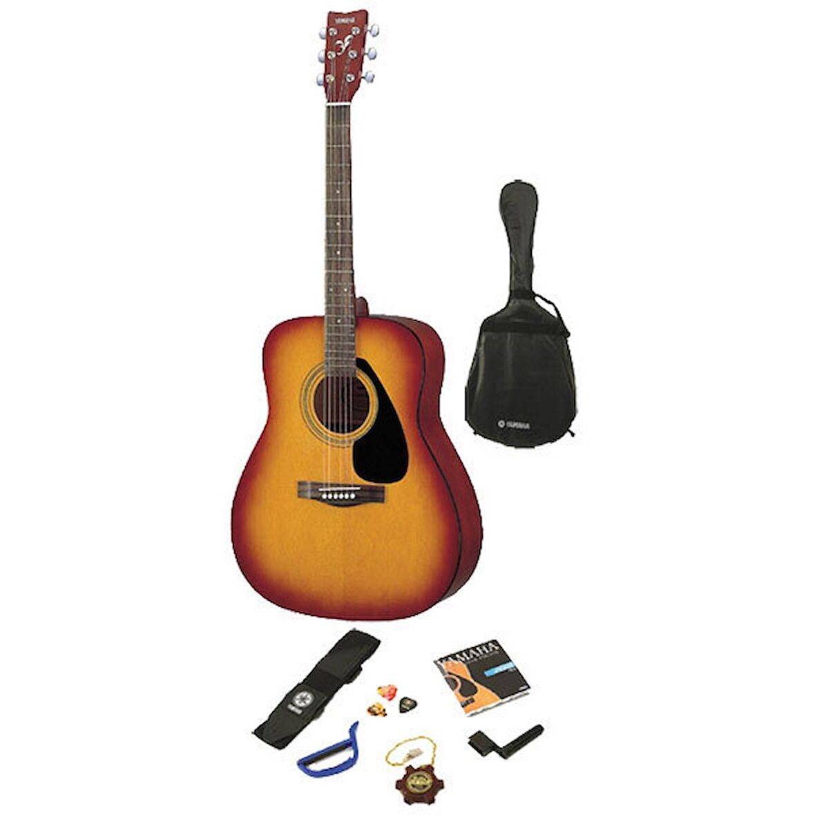 Yamaha F310P TBS Akustik Gitar Seti (Tobacco Brown Burst)