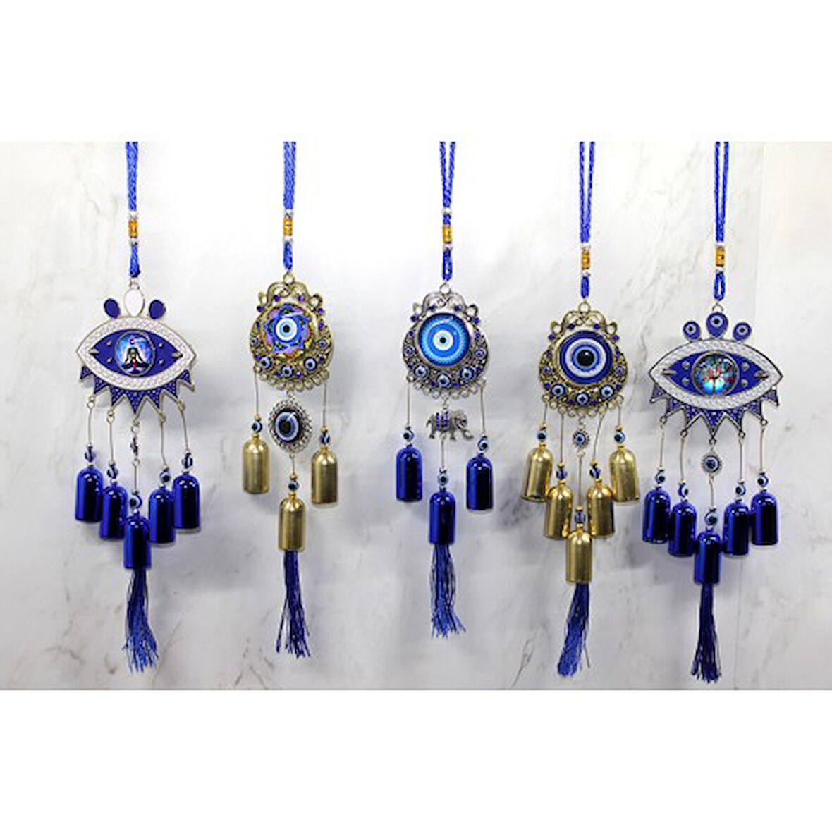 Periboia Metal Nazar Boncuğu Çan Model 1 