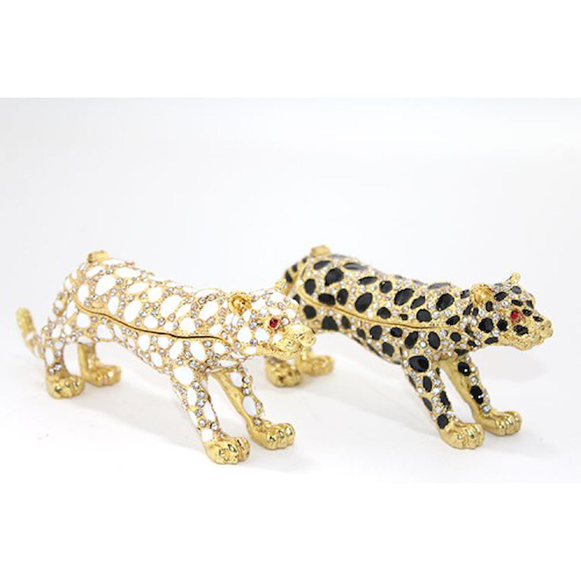 Periboia Swarovski Taşlı Tekli Leopar Model 1 
