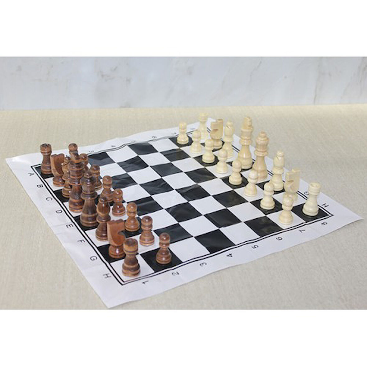 Periboia Ahşap Satranç Taşı 10 Cm 