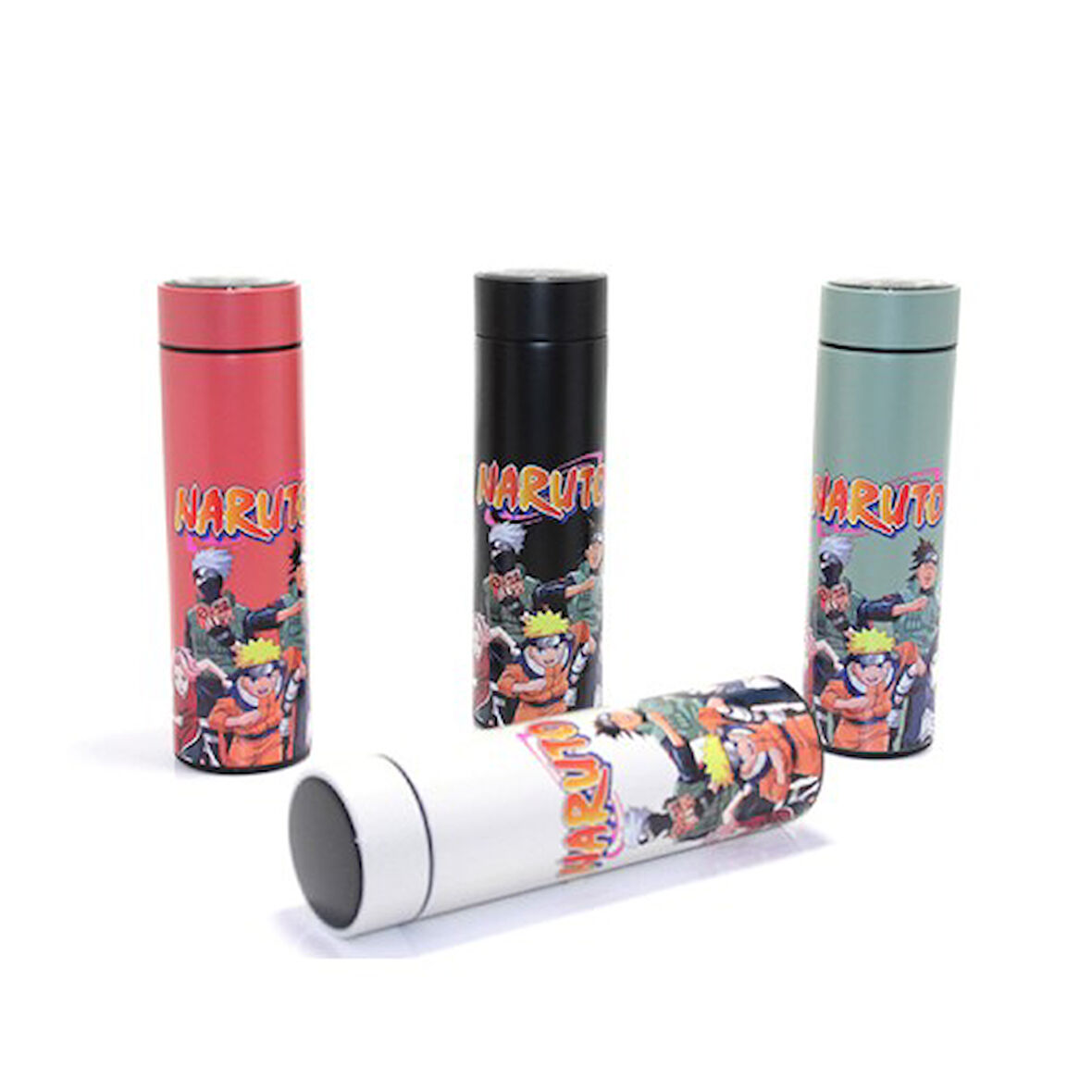 Periboia Anime Baskılı Dijital Göstergeli Termos 500 ml Model 3