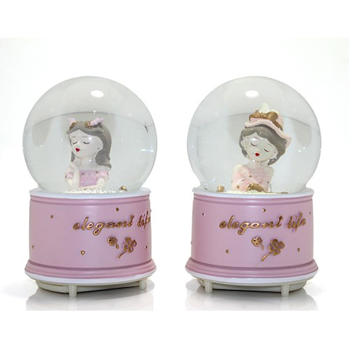 Periboia Kar Küresi Işıklı Müzikli 13 Cm No 2 