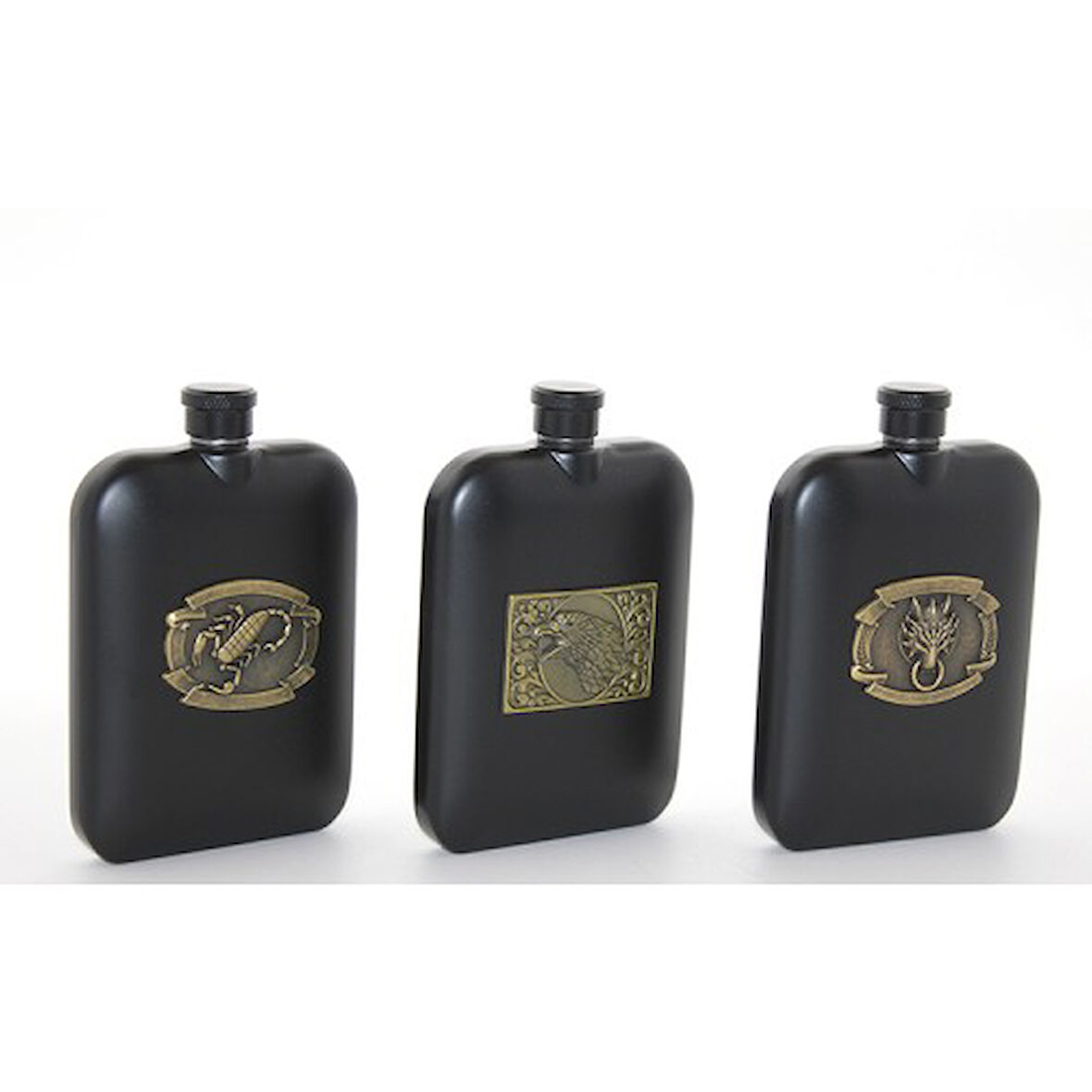 Periboia Paslanmaz Çelik Kabartmalı Tekli 6 Oz Matara 