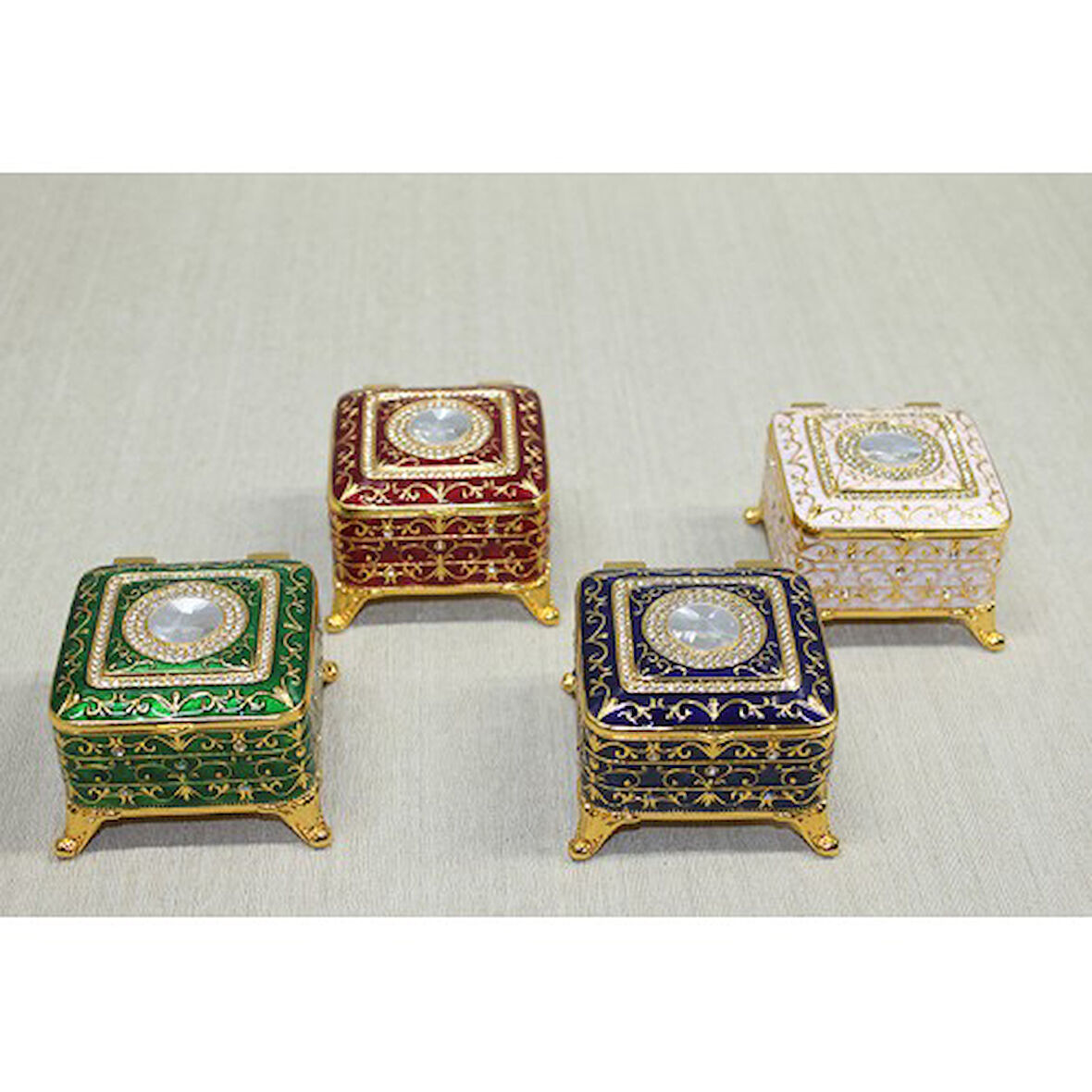Periboia Swarovski Taşlı Kutu Model 5