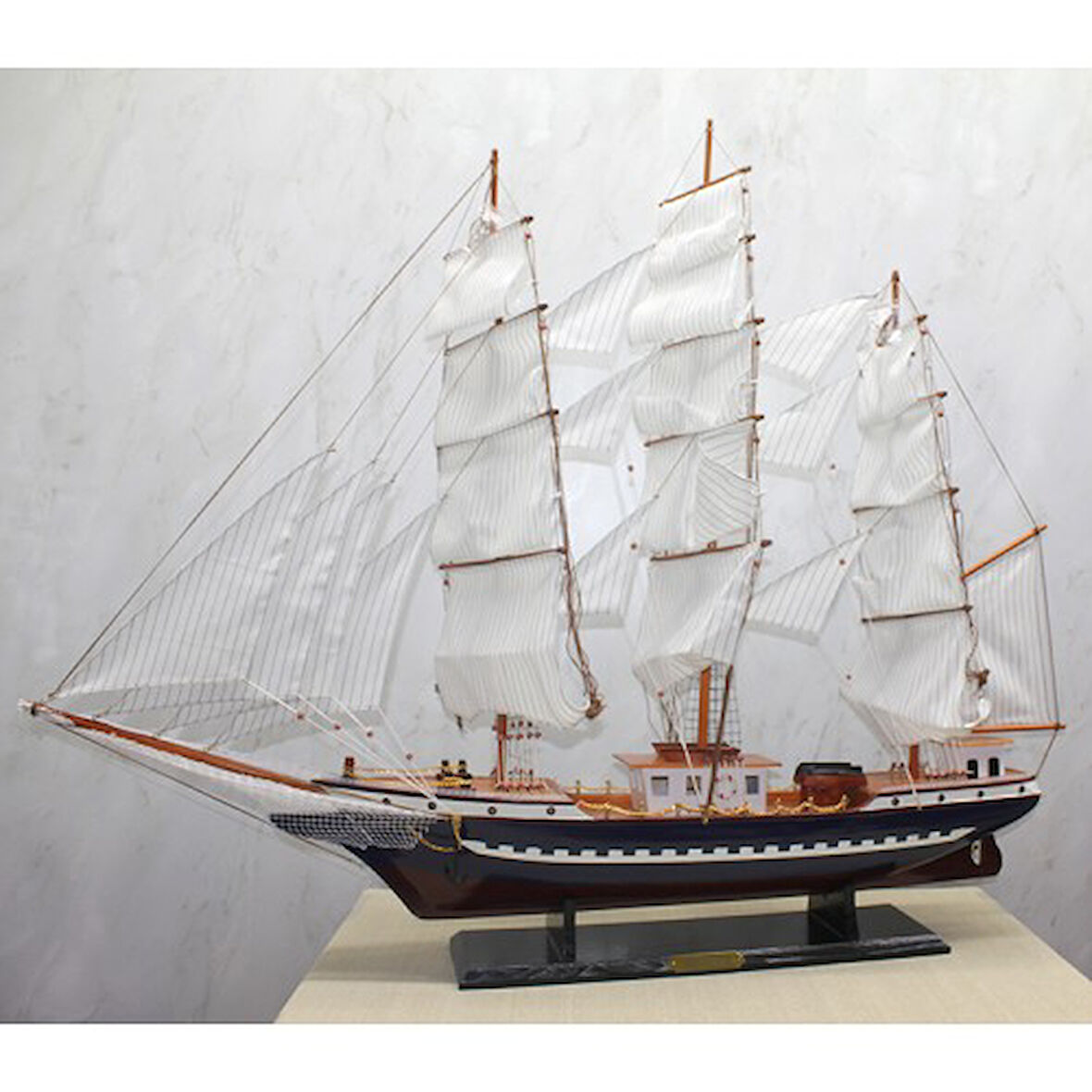Periboia Ahşap Yelken Gemi Model 4