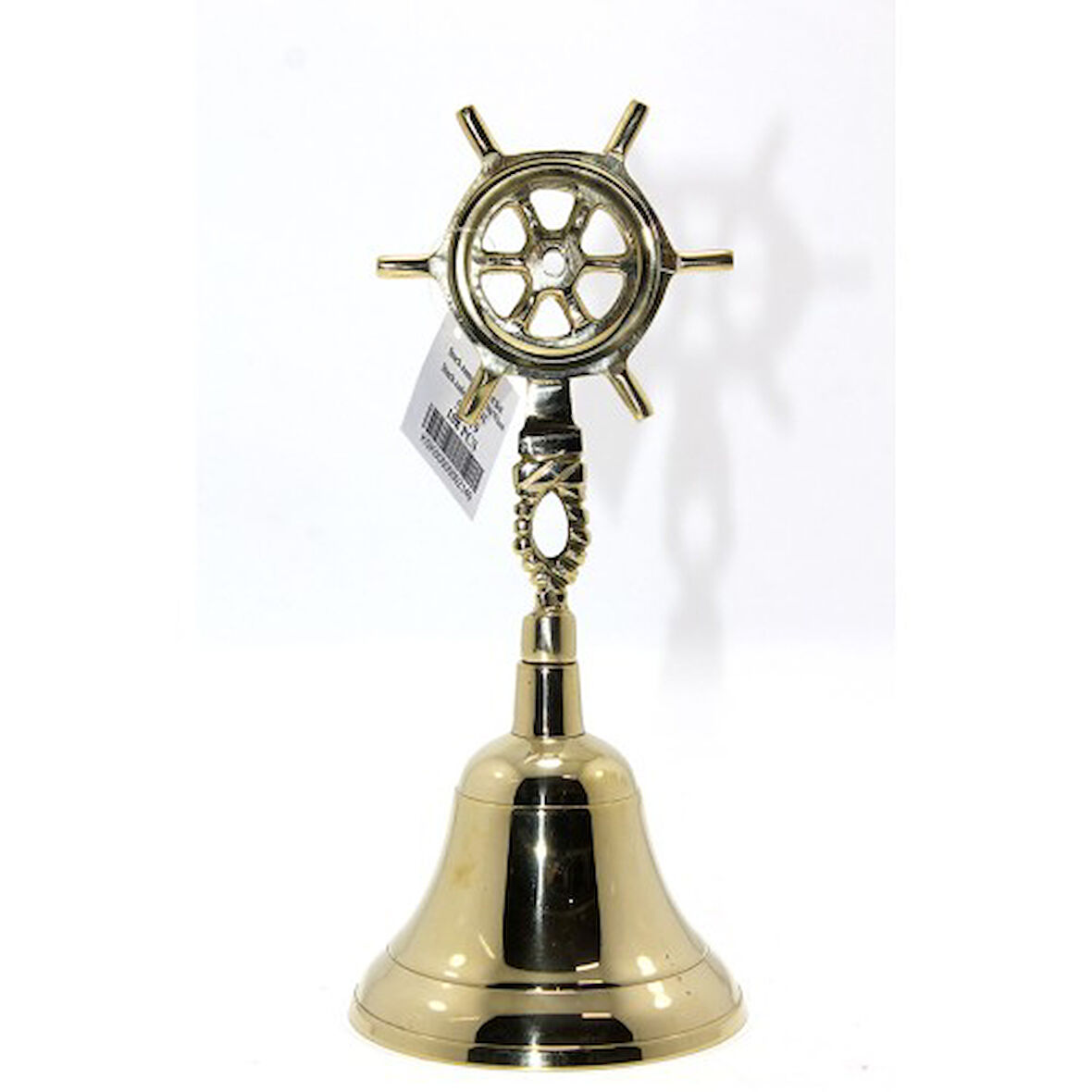 Periboia Pirinç Dümen Kulplu El Çanı 